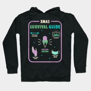 Chrismas Survival Guide / 2020 funny quote vintage design Hoodie